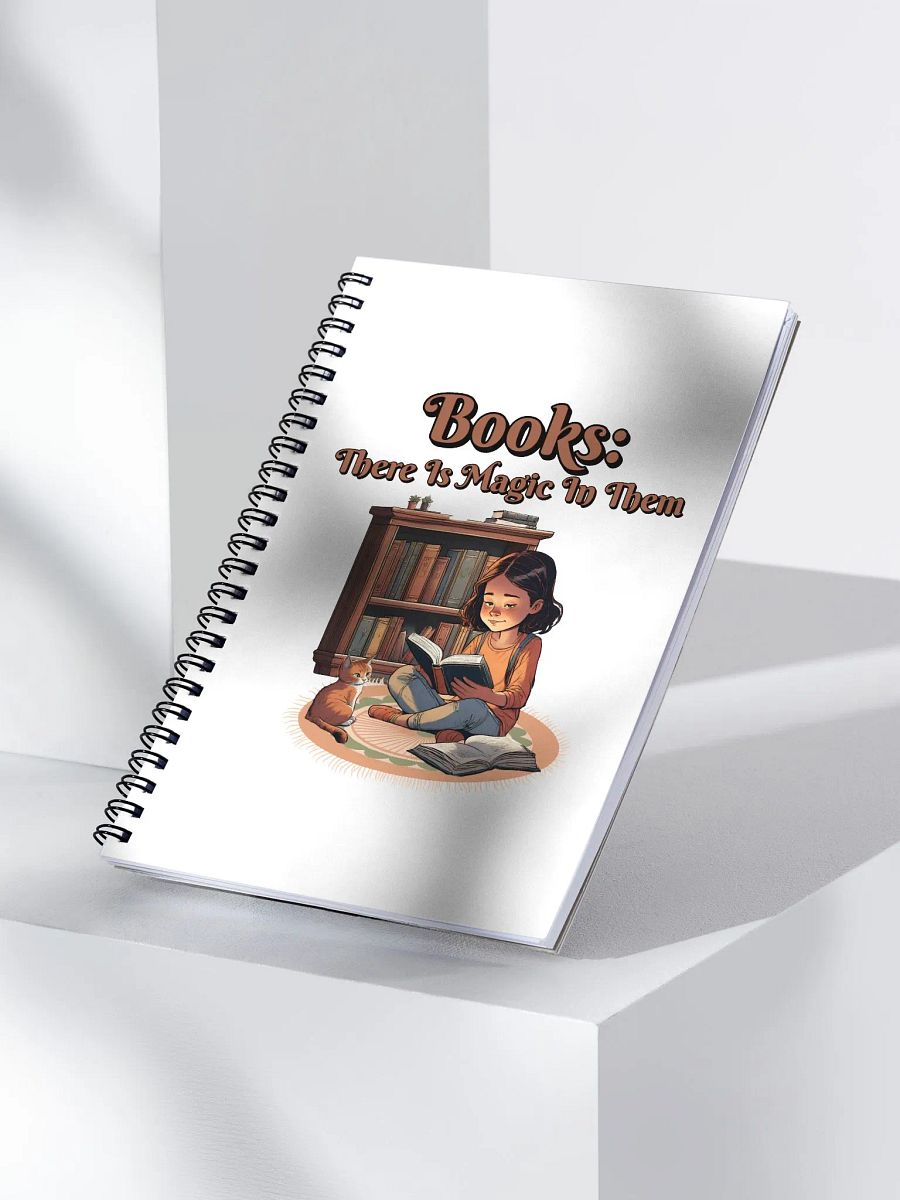 Books: There Is Magic In Them Spiral Notebook product image (3)
