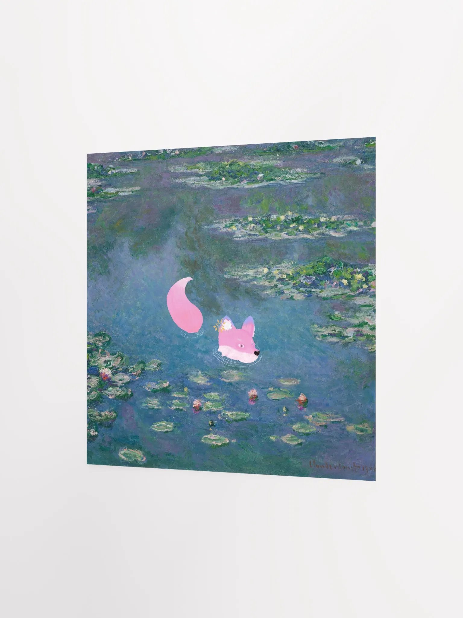 Monet's f0x matte print product image (3)