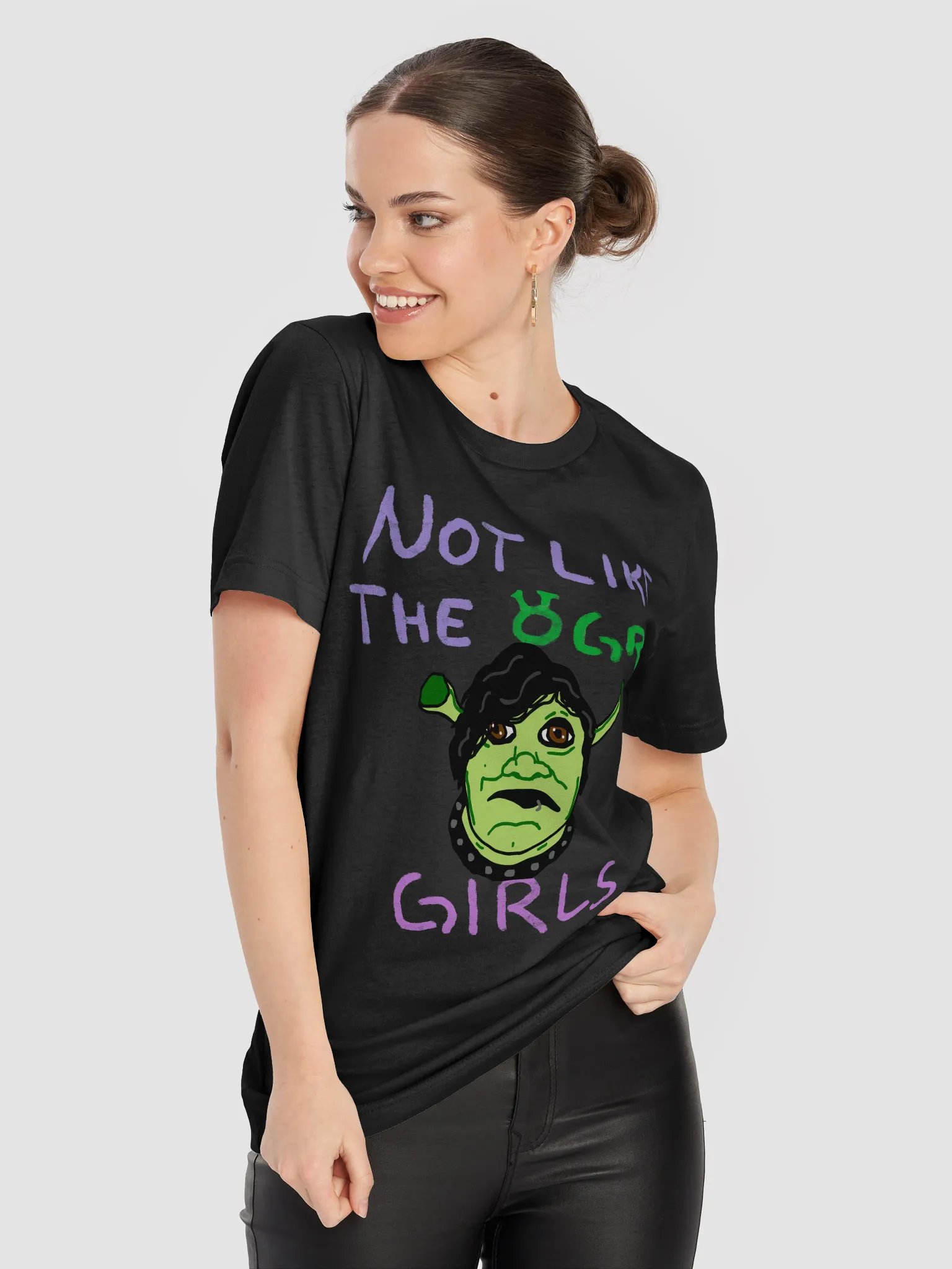 Not like the ogre girls Unisex t-shirt - Tainted product image (61)