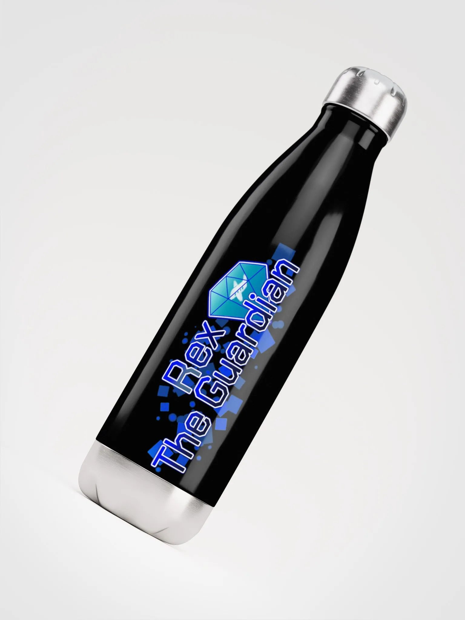 "Rex The Guardian" Banner Stainless Steel Bottle product image (4)