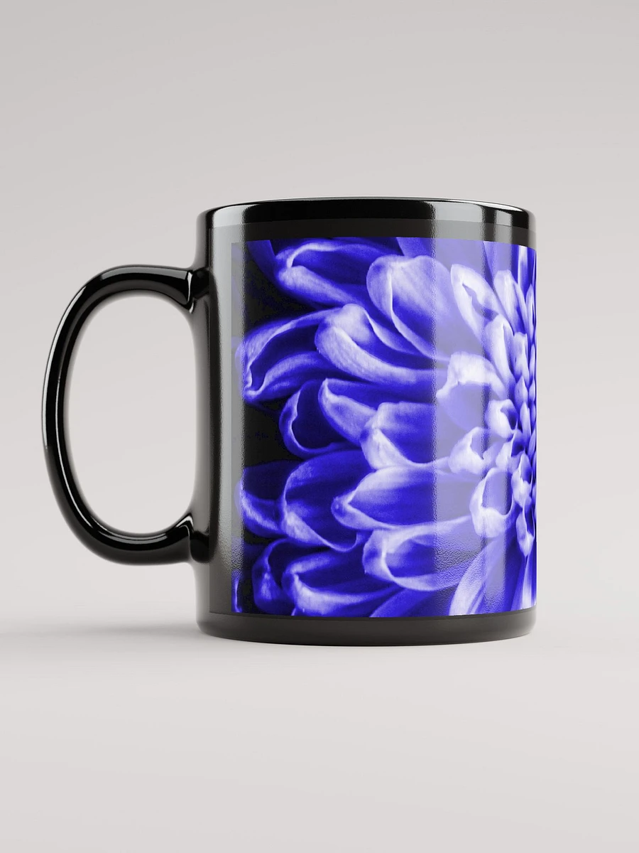 Blue Chrysanthemum Black Coffee Mug product image (6)