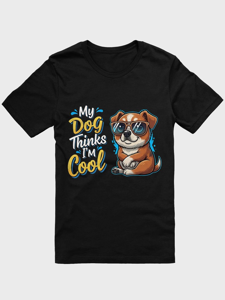 My Dog Thinks I'm Cool – Golden Retriever Cartoon T-Shirt product image (1)