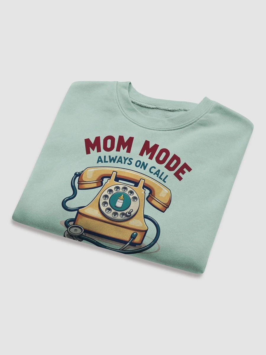 Mom Mode Vintage Telephone Crop Sweatshirt product image (24)