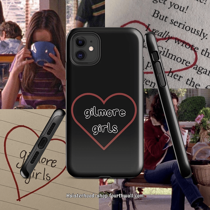 Hand-Drawn Heart on Lined Paper Saying "Gilmore Girls" - Phone Case product image (2)