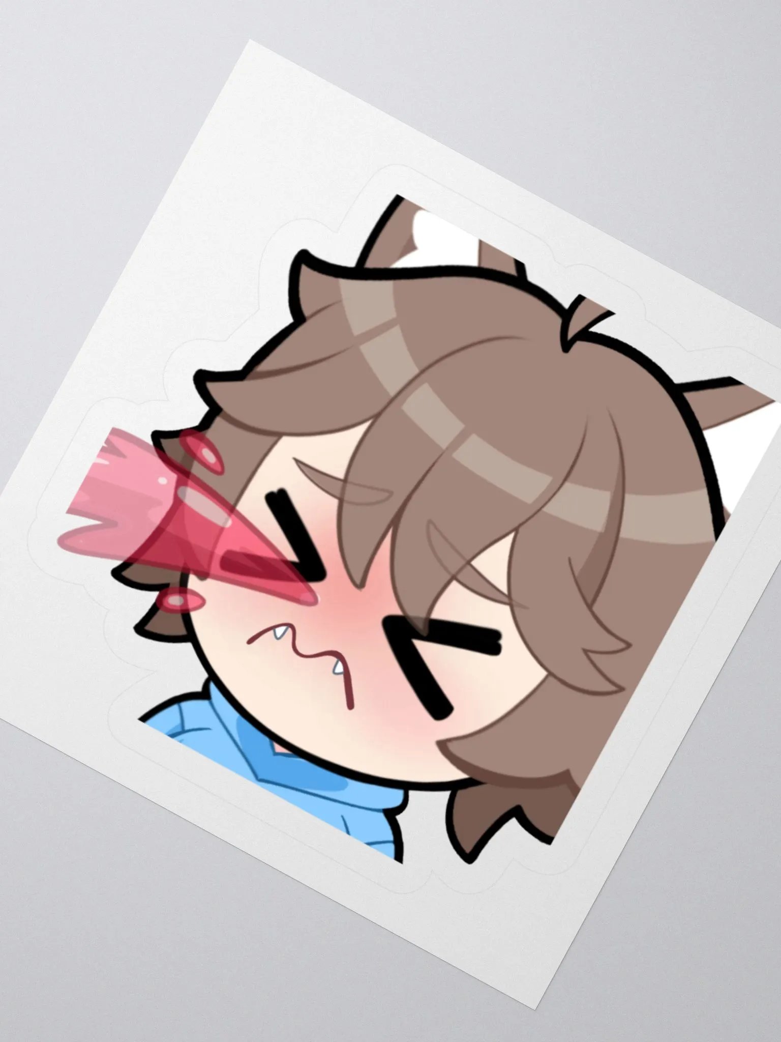 Nosebleed Cat-Eared Sticker product image (3)