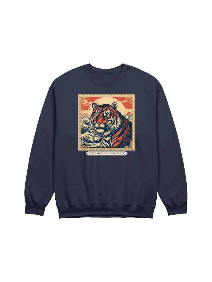 Fury Beauty and Grace Tiger Crewneck Sweatshirt product image (1)