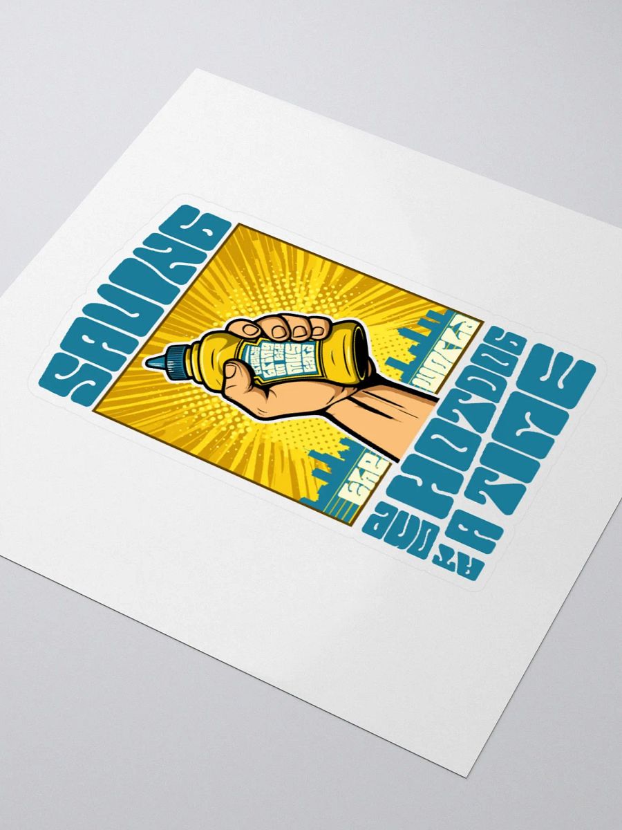Saving the World One Hotdog at a Time Sticker product image (3)