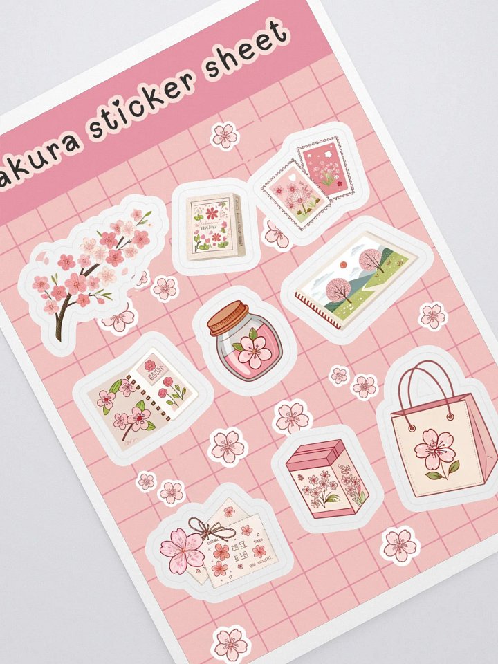 Cherry Blossom Delight Sticker Sheet product image (1)