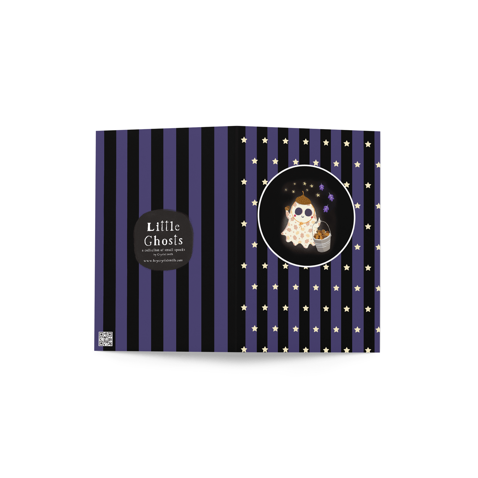 Little Ghost Acorn Collector - Greeting Card product image (6)