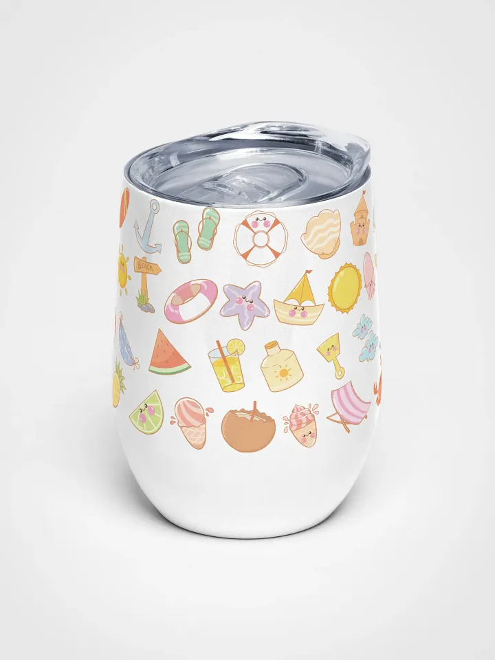 Summer Vibes Wine Tumbler product image (1)