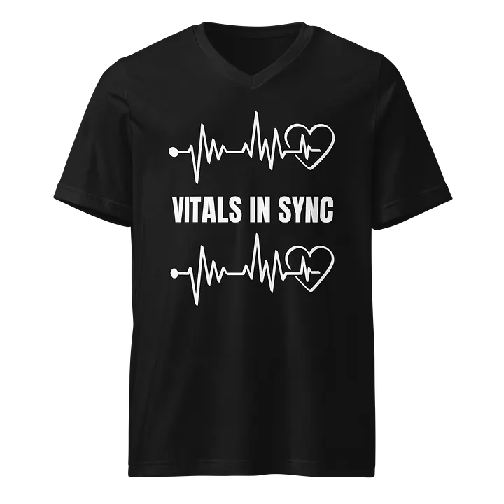 Heartbeat Elegance V-Neck Tee product image (1)