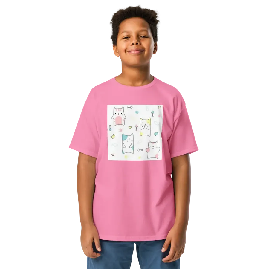 Kids T-Shirt Set of Cute Cats product image (1)