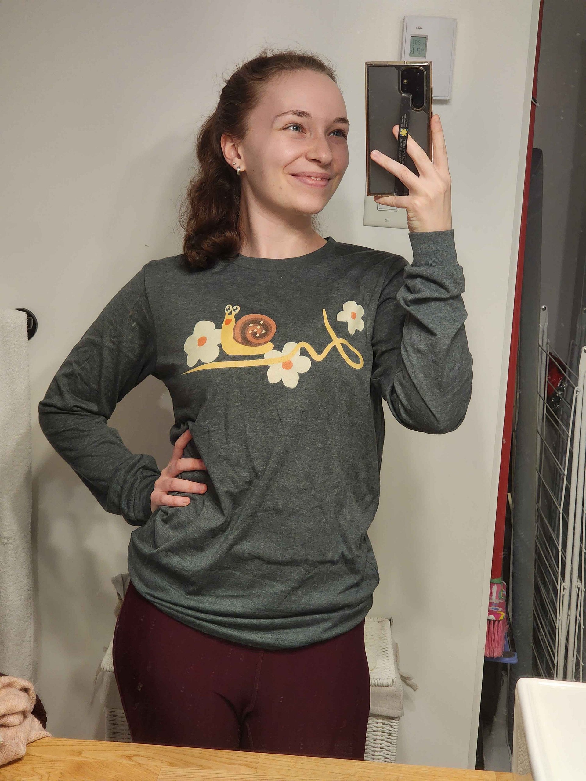Sweet Snail Zoomies \ long sleeve t-shirt product image (4)