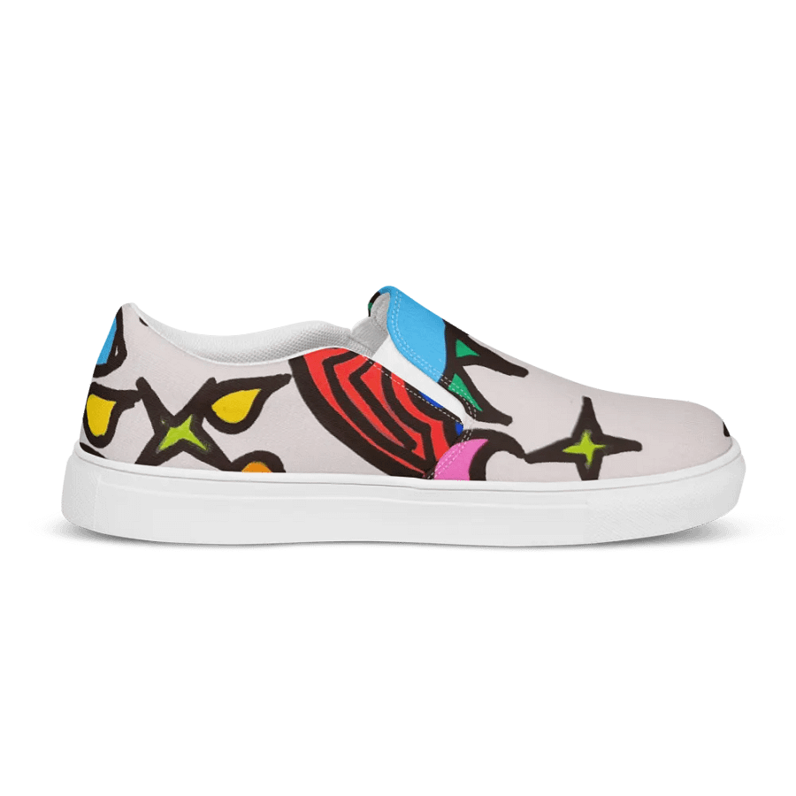 Men's Whimsical Doodle Dreams Slip-Ons product image (7)