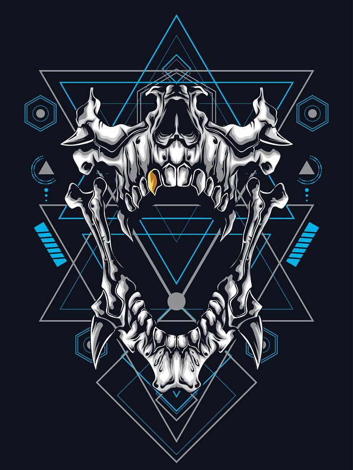 NEW - Sacred Skull [13x16] product image (1)