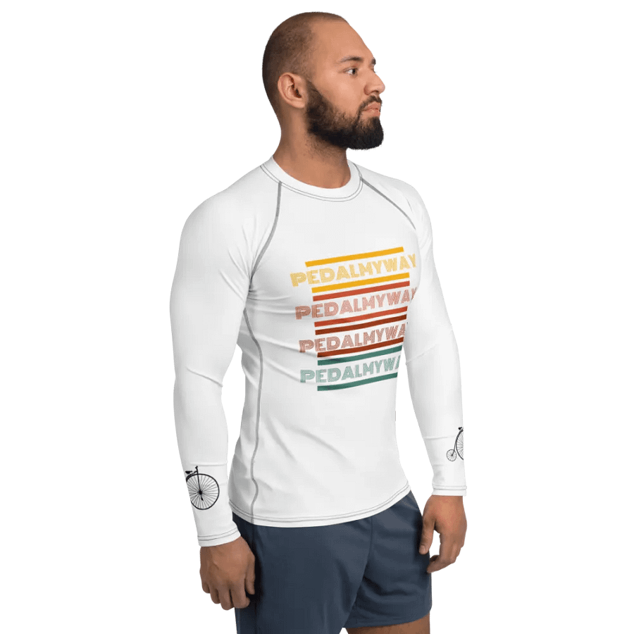Gradient Motion Men's Rash Guard product image (3)