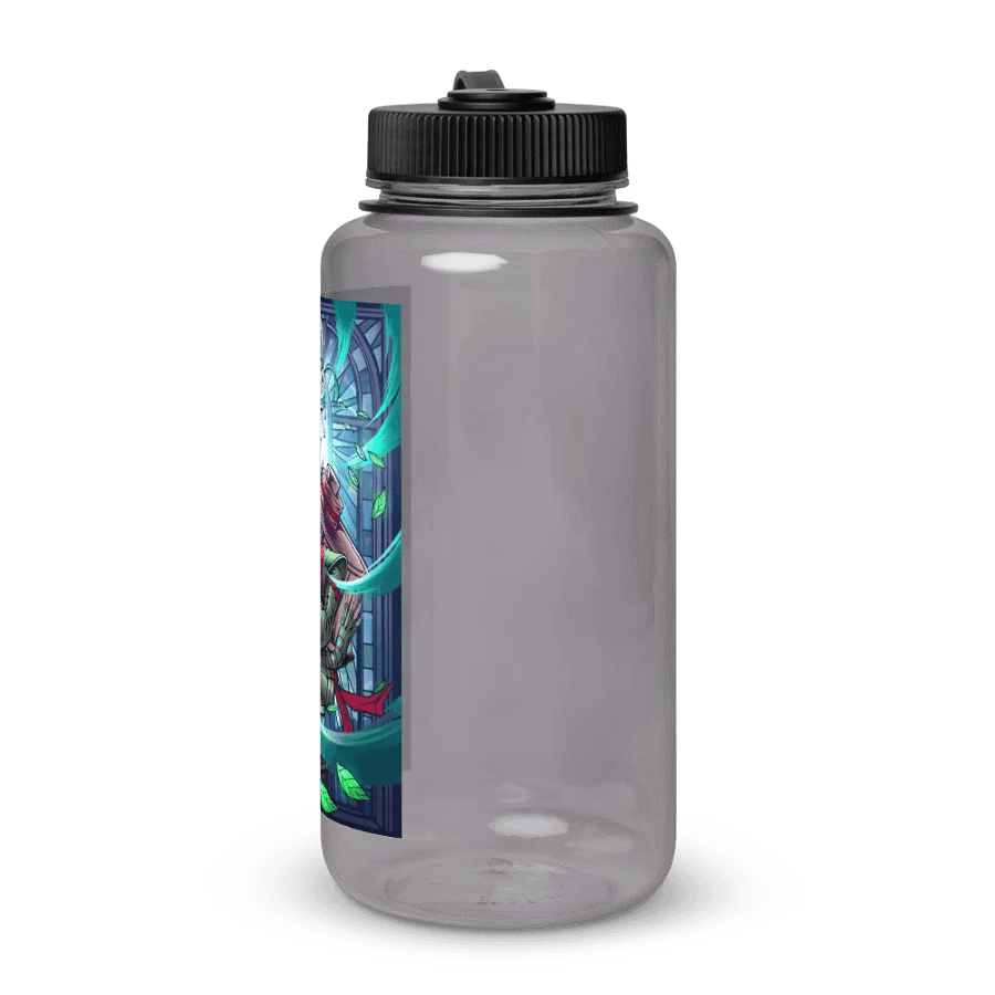 'A Depiction of The Fluttering Leaf' Wide Mouth Plastic Water Bottle product image (3)
