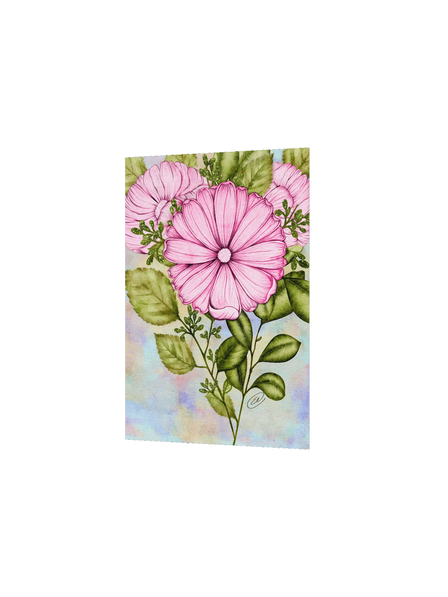 Pastel Petals Matte Poster product image (6)