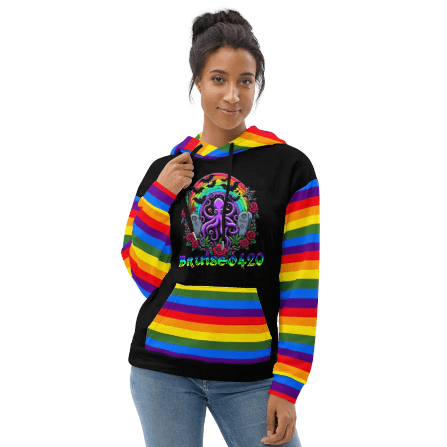 Gothic Octopus Dream All-Over Hoodie product image (11)