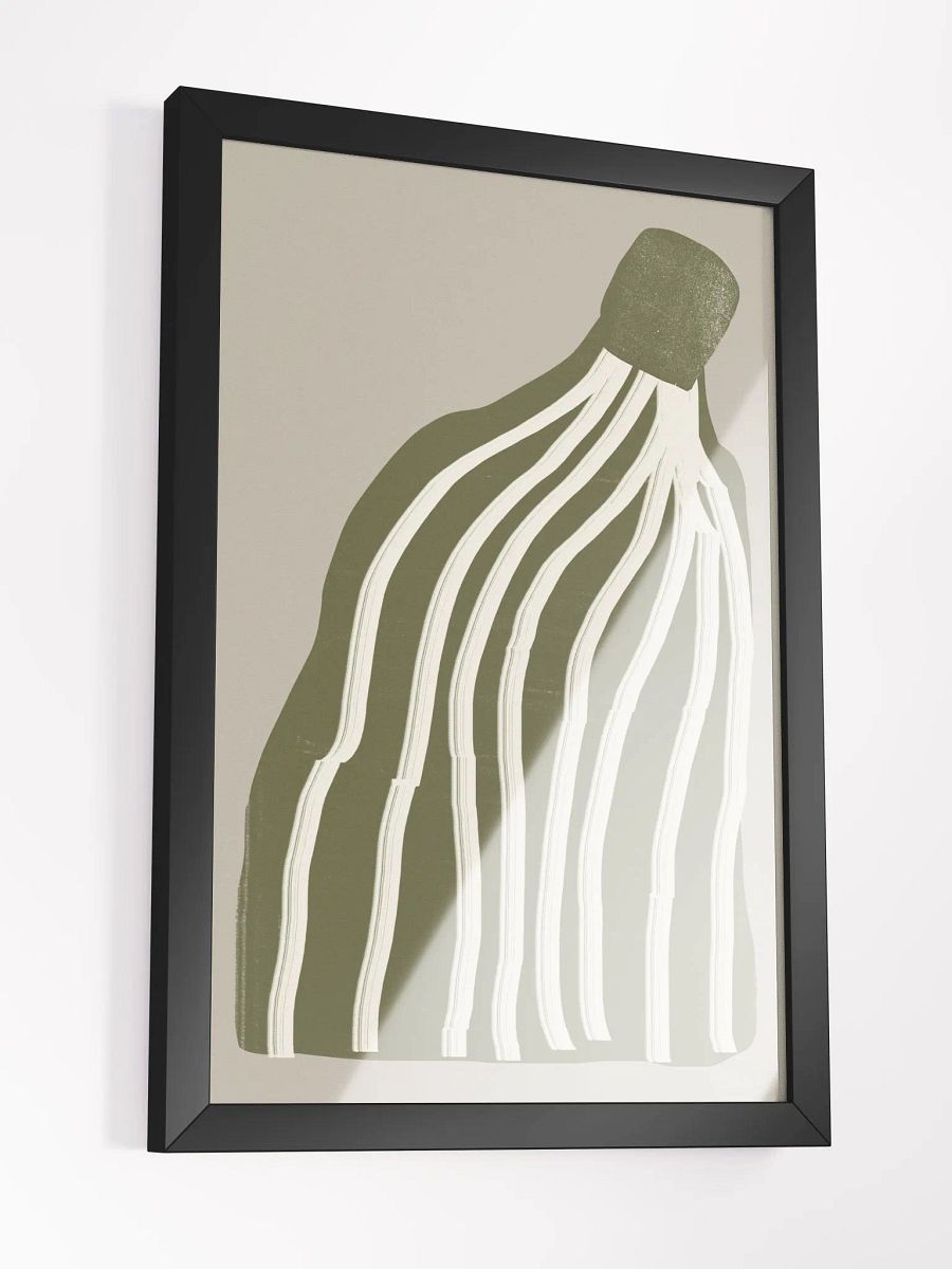 Roots of Abstraction Framed Poster | Minimalist Nature-Inspired Wall Art | Modern Abstract Design for Contemporary Spaces product image (4)