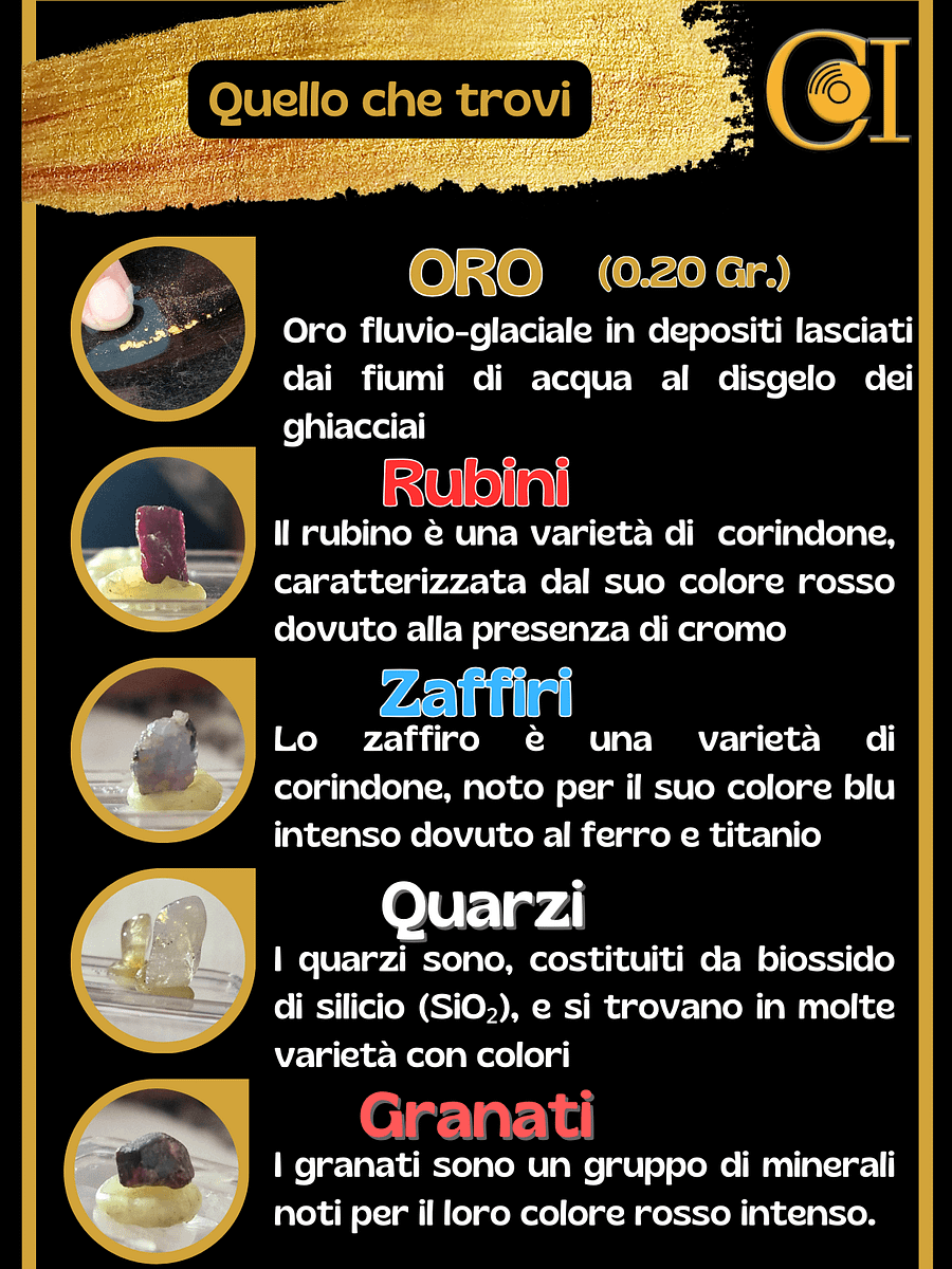 Paydirt Oro e Minerali Italiani product image (3)