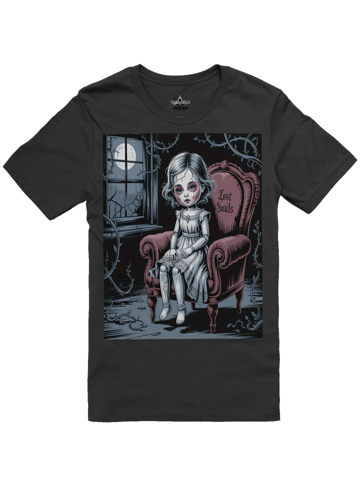 Lost Souls Unisex Supersoft T-Shirt by Midnight Veil Designs - Gothic Black, Red & More product image (1)