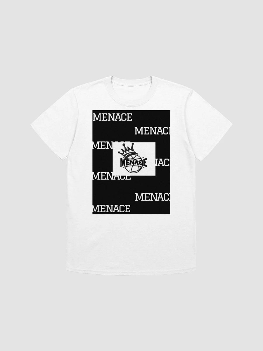 menace white pattern t-shirt product image (2)