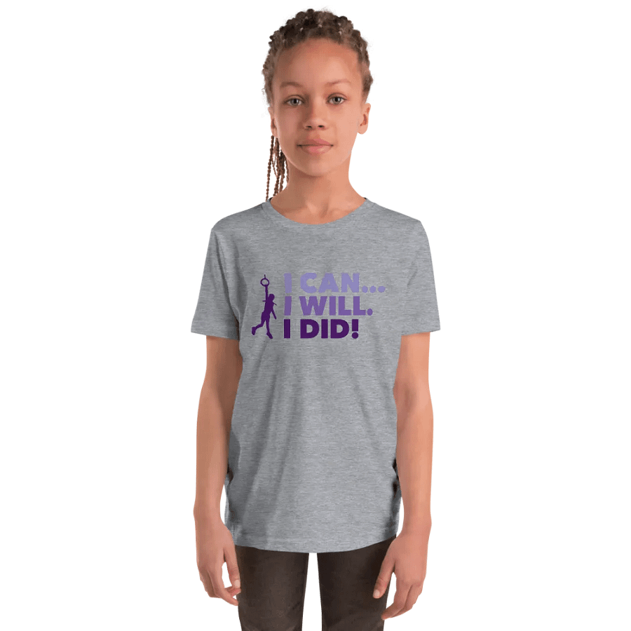 I Can... I Will. I Did! Purple Kids Tee product image (12)