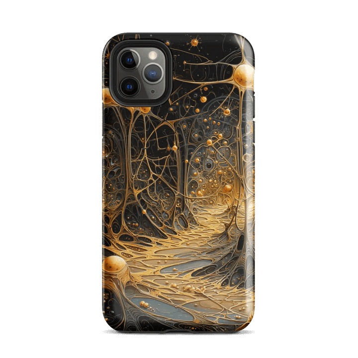 Golden Synapse iPhone® Tough Case product image (2)