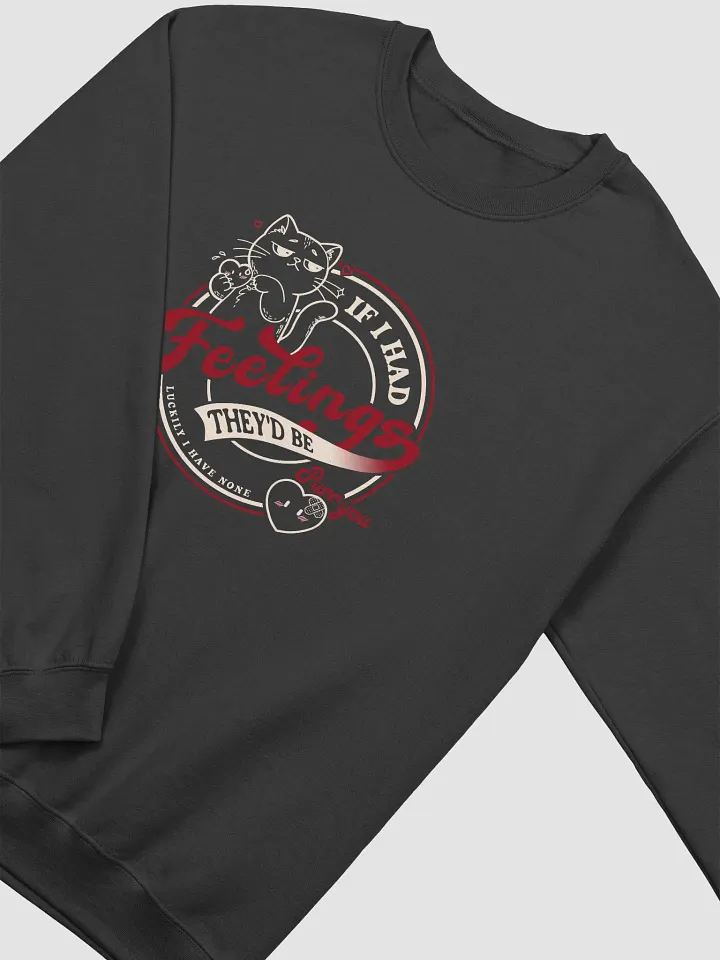 Paws Off My Heart - Crewneck Sweatshirt WHITE product image (1)