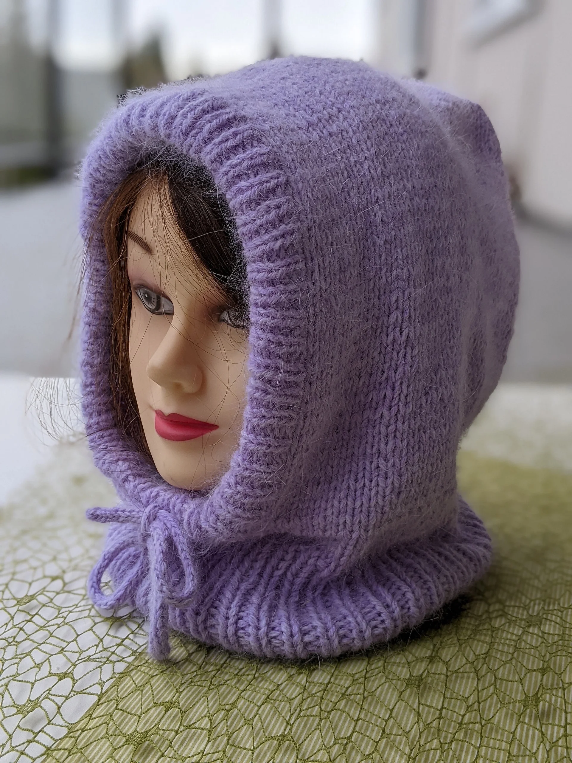 Knit Hooded Cowl Pattern product image (8)