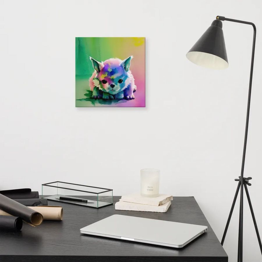 Cute Dog Digital Painting - v9 product image (11)