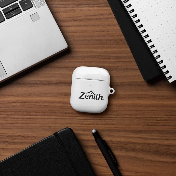 White Zenith Flow AirPods® Case product image (1)