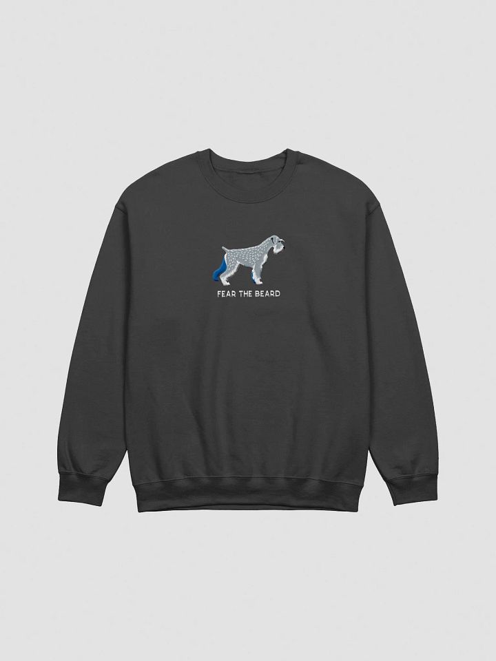 Fear the Beard Sweatshirt (Embroidered) of a Standard Schnauzer product image (5)