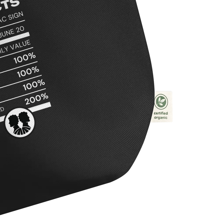 Gemini Nutrition Facts Tote product image (4)