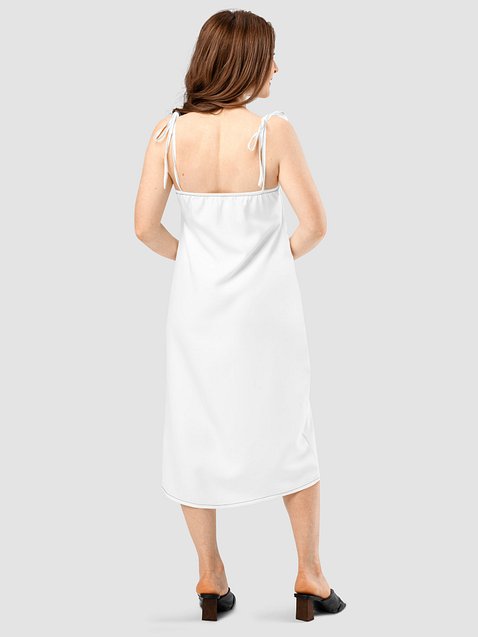 Photo showing All-Over Print Slip Dress