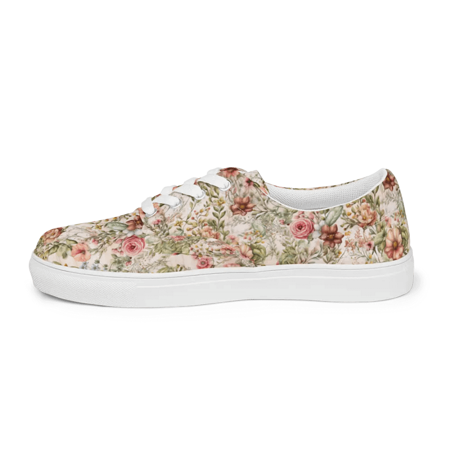 Blossom Breeze Lace-Up Canvas Shoes product image (8)