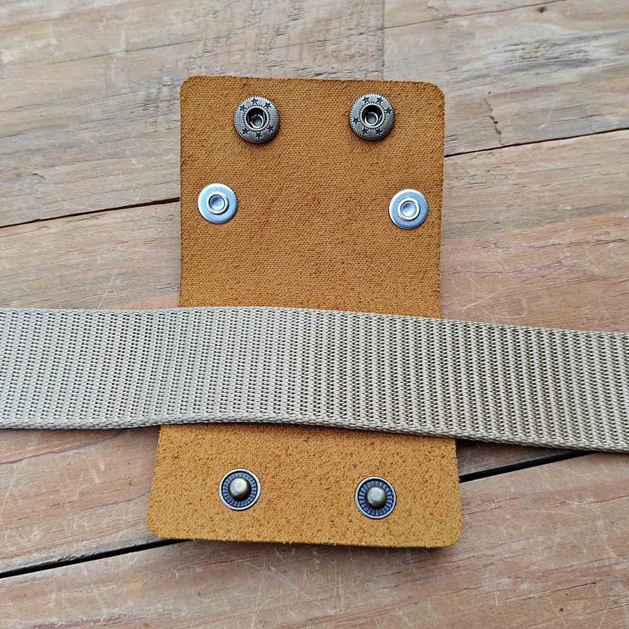 Leather Tape Measure Holster, Heavy Duty Tape Measure Holder for belt product image (6)