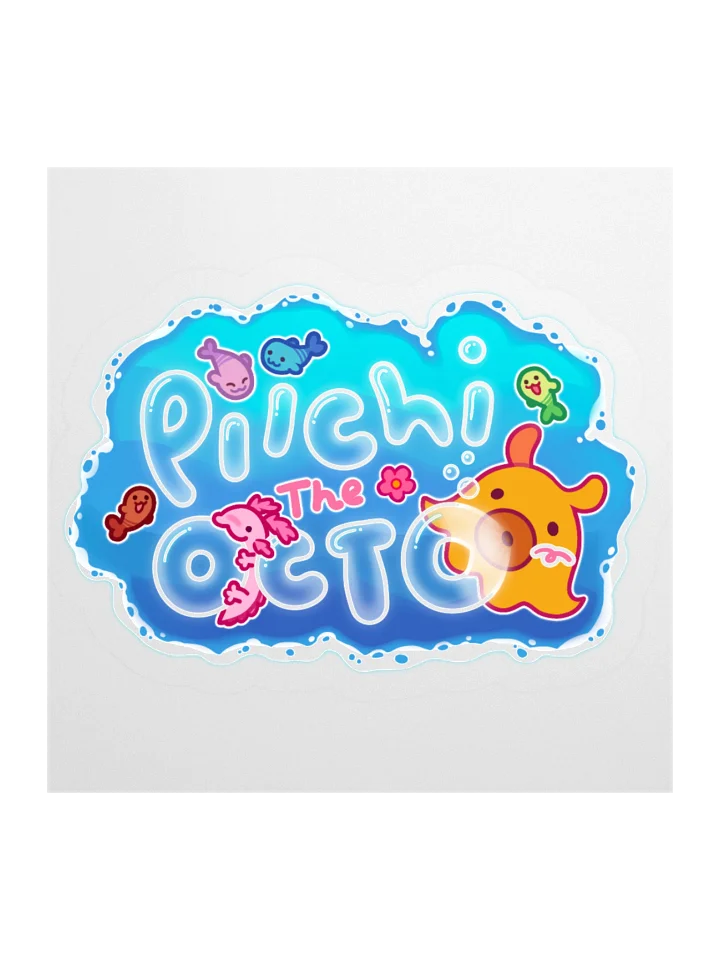 PiichiTheOcto Logo Sticker product image (1)
