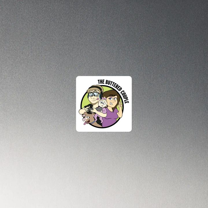 The Buttered Couple Logo Magnet product image (4)
