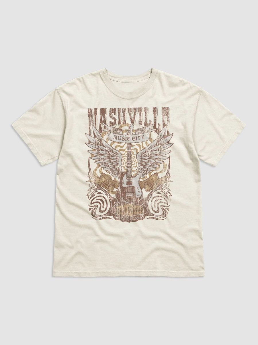 Nashville Music City T-Shirt | Retro-Style Western Grunge Tee for Travel and Road Trips product image (9)