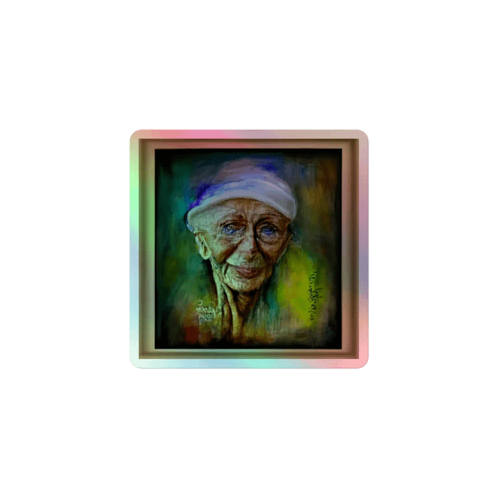 Ethereal Elderly Holographic Sticker Sheet product image (1)