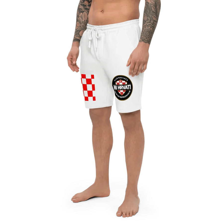 Men's Fleece Shorts Croatian Fun product image (3)
