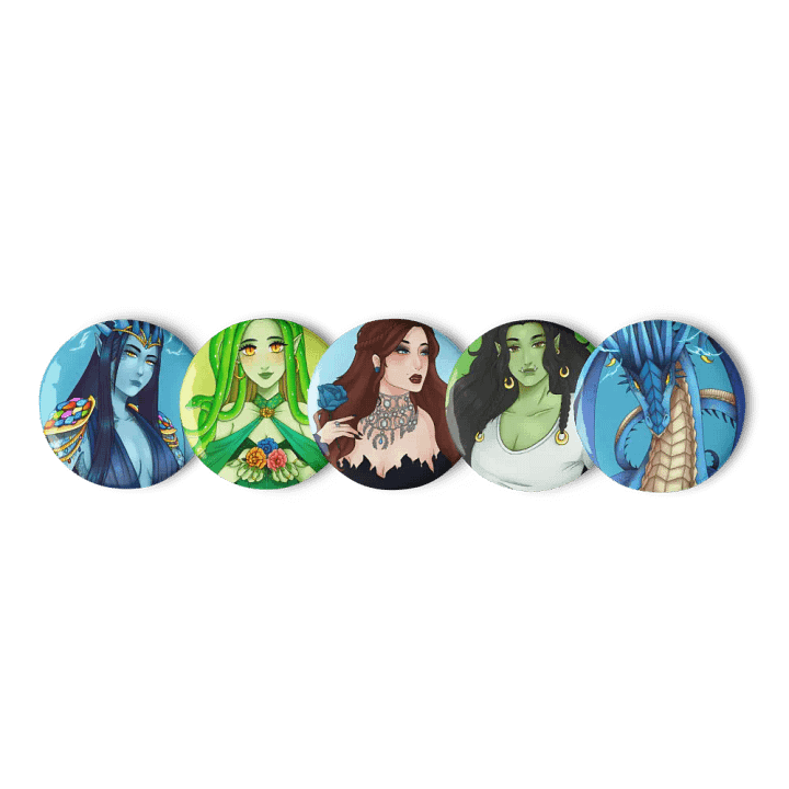 ASMR Tales Ladies Pin Set 1 product image (2)