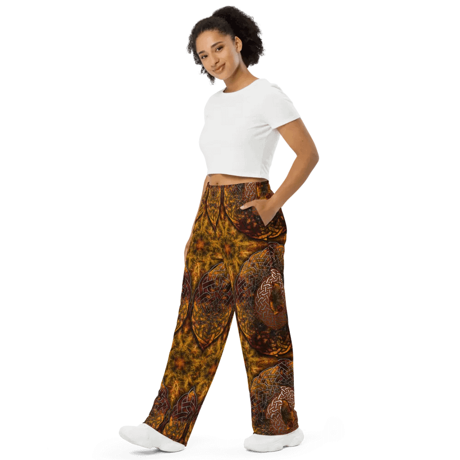 Fall Celtic Knot Wideleg Pants product image (4)