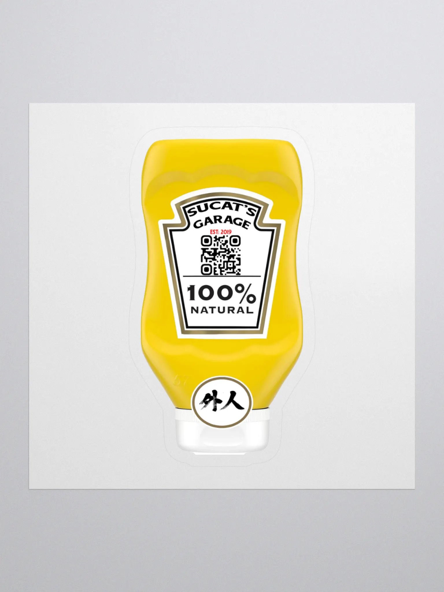 SUCAT'S GARAGE Kiss Cut Stickers product image (1)