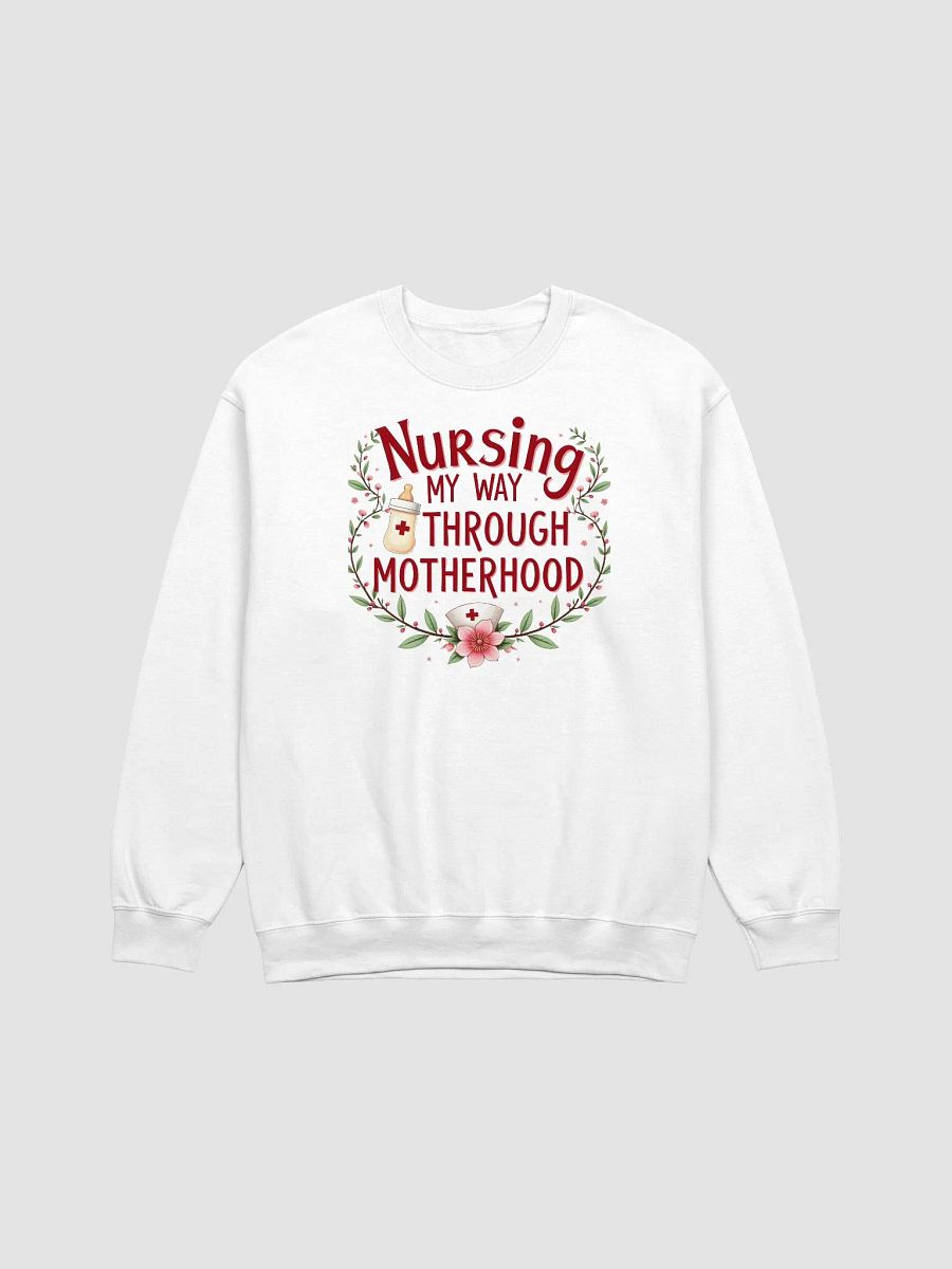 Motherhood Nursing Journey Crewneck Sweatshirt product image (3)