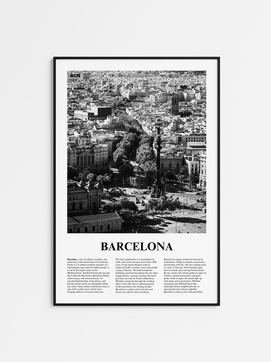 Barcelona 03 Newspaper Poster product image (1)