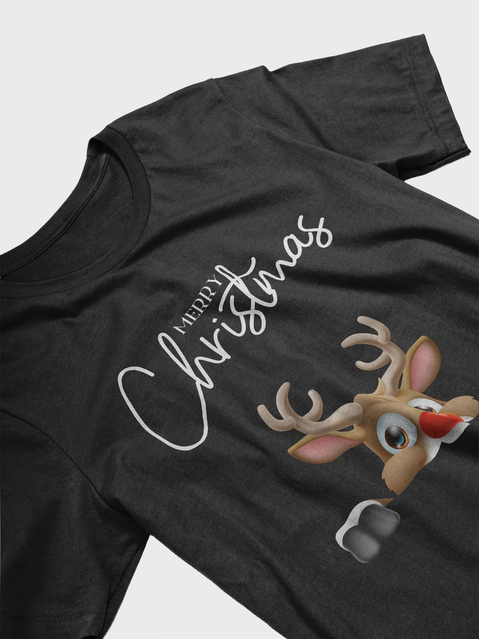 Reindeer-Themed Christmas T-Shirt product image (24)