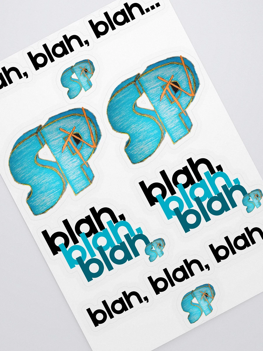 blah blah blah multi pack stickers product image (2)